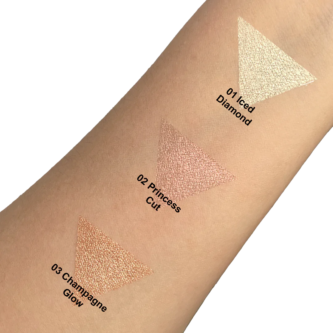 Diamond glow highlighter