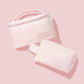 Cosmetiquera Toiletry Rosa Pastel